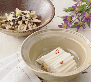 やまのいもの南蛮酢あえ