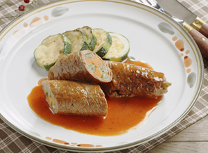 牛肉の野菜巻き