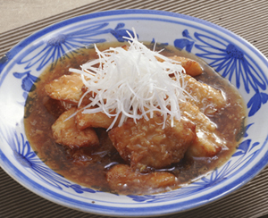 白身魚の甘酢あんかけ