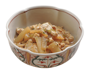 だいこんととうふのいため煮