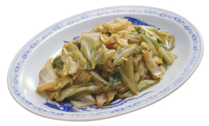 キャベツのかき油いため