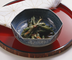 さやいんげんのかか煮