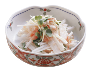 長いもとたらこのあえもの