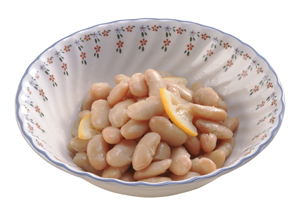 白いんげんのレモン煮