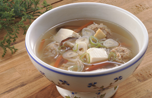 肉だんごと野菜のスープ