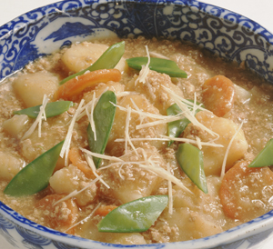 揚げじゃがの肉あん