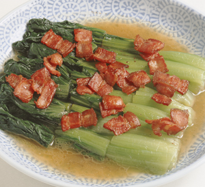 タアサイのホットドレッシングサラダ