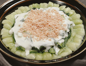 チンゲンサイのクリーム煮