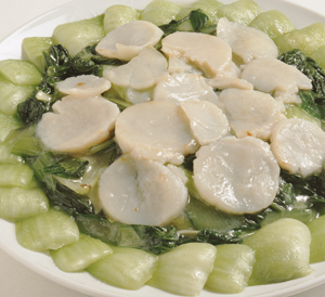 チンゲンサイと貝柱のいためもの