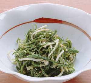 おかひじきのごまあえ