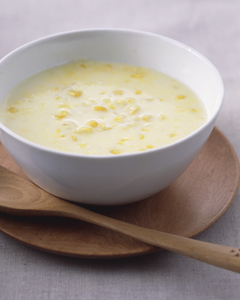 コーンのミルクスープ