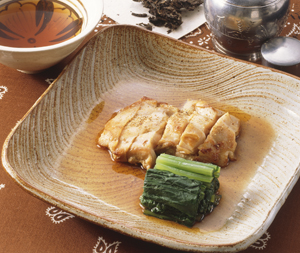 とりもも肉の焼きびたし