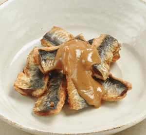 いわしのごまみそかけ