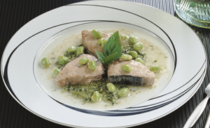 かつおのソテーバジルソース