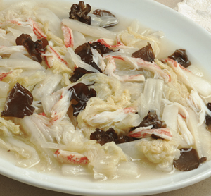 かにとはくさいのいため煮