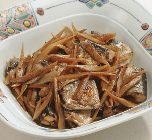 さんまとごぼうの煮もの