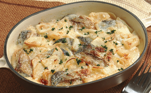 にしんとじゃがいものグラタン