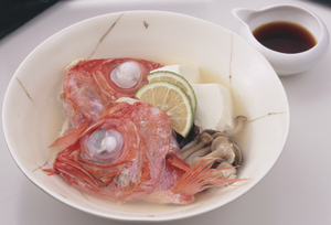 きんめのちり蒸し