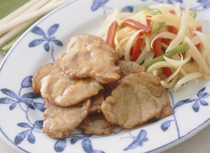 豚ヒレ肉の甘酢がけ