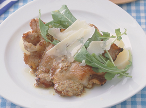 豚肉のカリカリソテー マスタードドレッシング