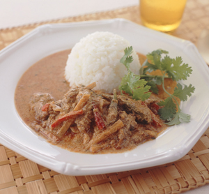 牛肉のタイ風カレー