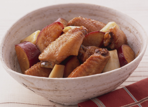 とりとさつまいもの煮もの