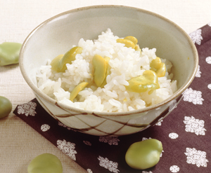 そら豆ごはん