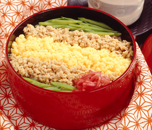 三色丼