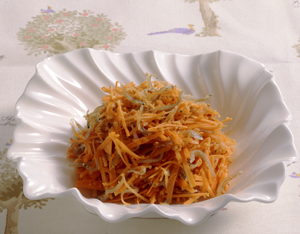 じゃことにんじんのごまドレッシング