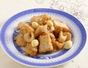 生揚げとれんこんの南蛮煮