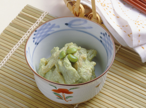 なすのずんだあえ