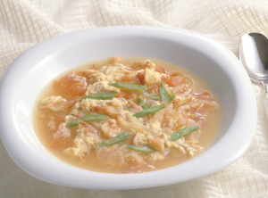 トマトの卵とじスープ