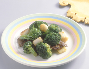 ブロッコリーと牛肉のいり煮
