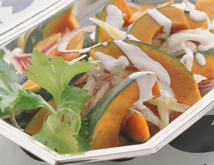 かぼちゃのボイルドサラダ