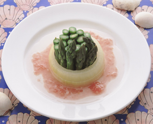 グリーンアスパラガスのサラダ