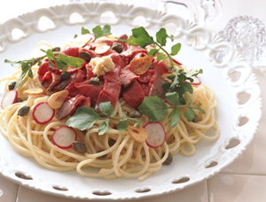 ローストビーフのスパゲティ