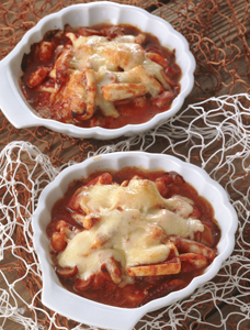 いかとえびのピザ風味焼き