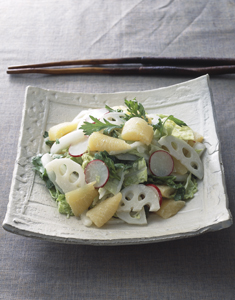 かずのこと冬野菜のサラダ