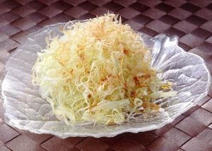 春キャベツのおかか風味
