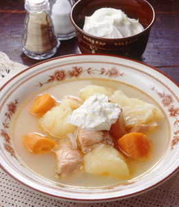 さけとポテトのスープ煮
