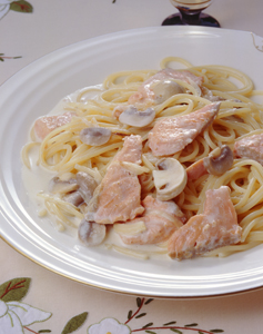 さけのクリームソーススパゲティ