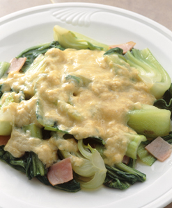 チンゲンサイの卵あんかけ