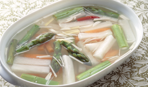 カラフル野菜の水キムチ風