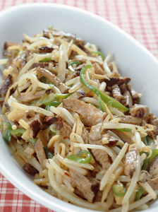 紅茶豚のオイスターソースいため