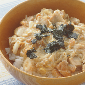 から揚げの卵とじ丼