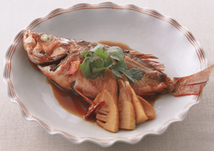 めばるの煮つけ紹興酒風味