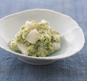 長いものずんだあえ