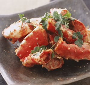 かにの辛味いため