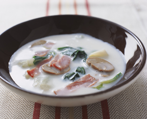 チンゲンサイのミルク煮