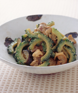 ゴーヤと豚肉のみそいため